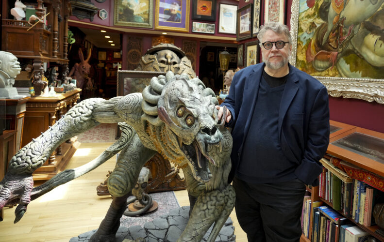 Guillermo del Toro almost lost his movie memorabilia in a wildfire. Now, he's letting some of it go.